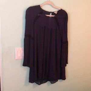 long sleeve dress with lace